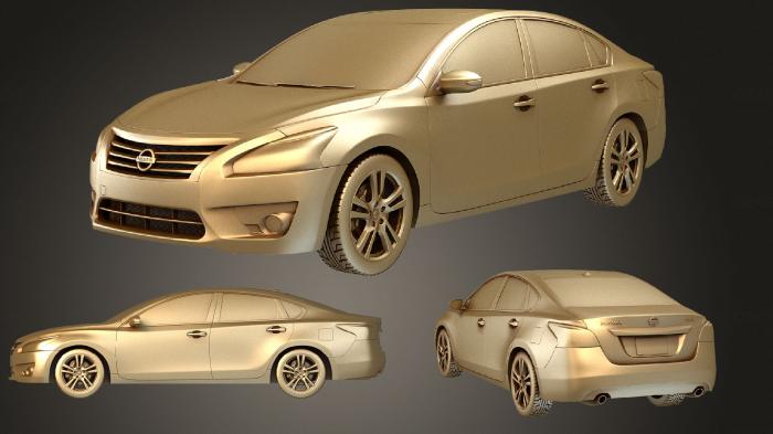 نموذج ثلاثي الأبعاد لآلة CNC السيارات والنقل نيسان ألتيما [3)
